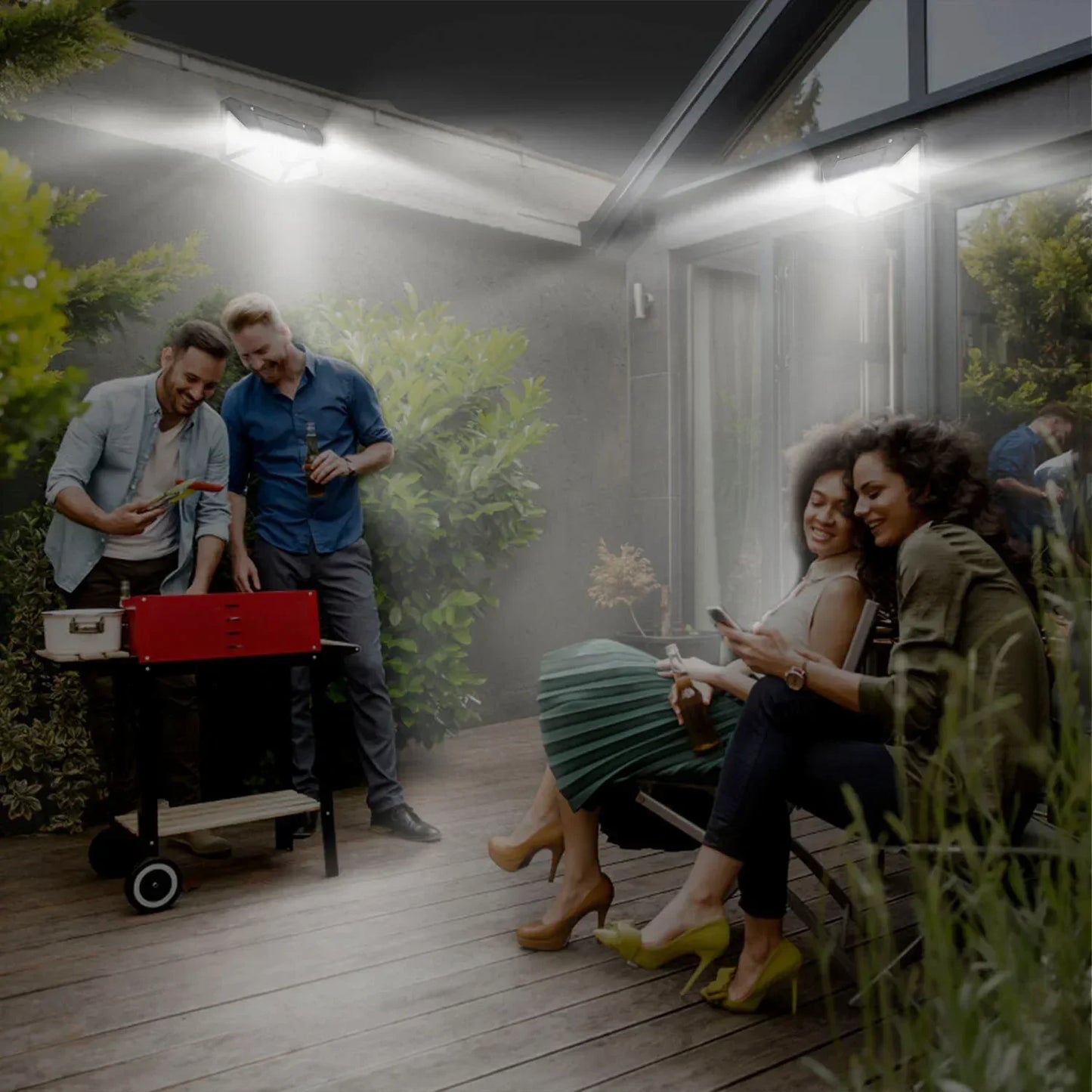 Multifunctional Solar Lamp – Waterproof Garden Light with Motion Sensor