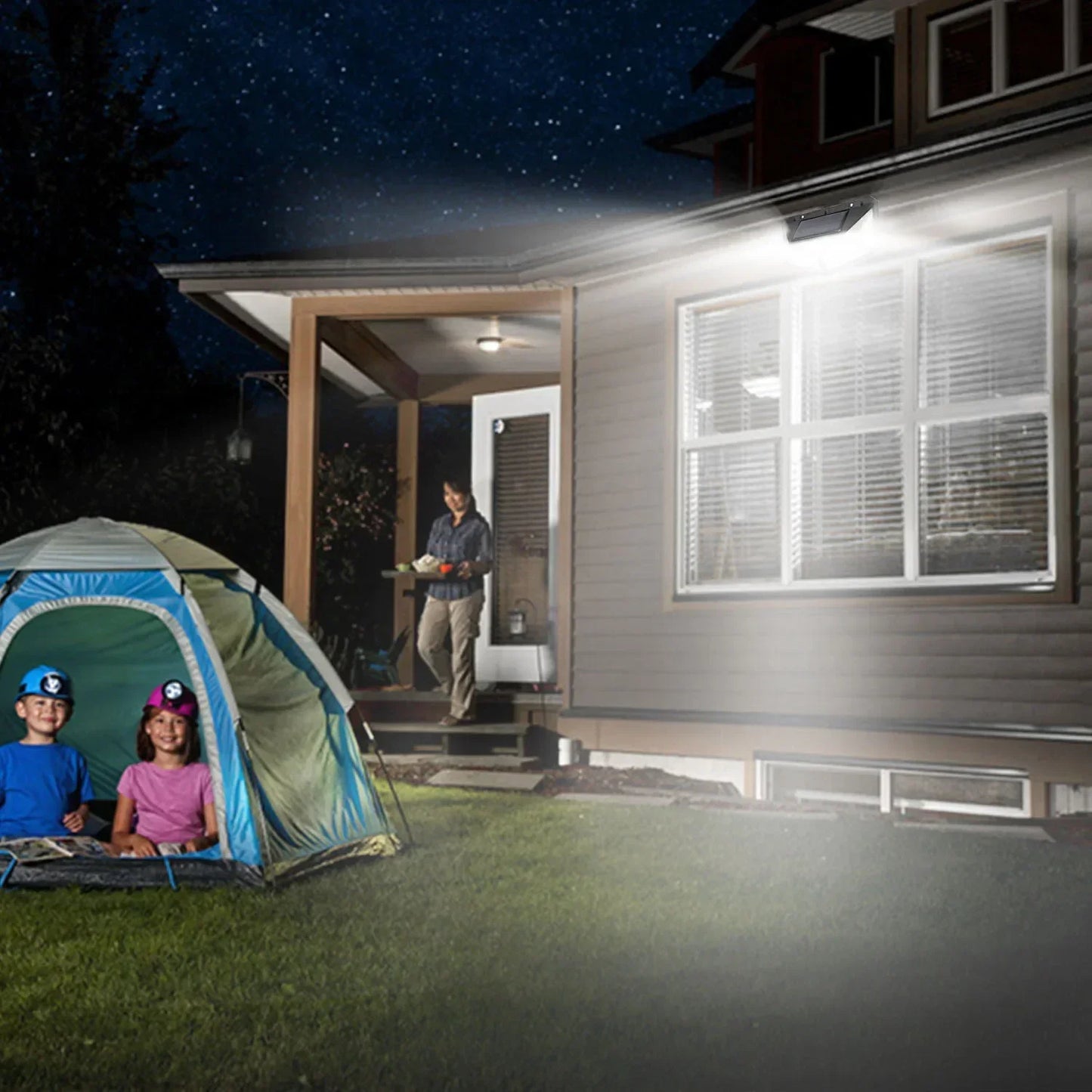 Multifunctional Solar Lamp – Waterproof Garden Light with Motion Sensor