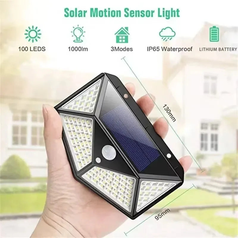 Multifunctional Solar Lamp – Waterproof Garden Light with Motion Sensor